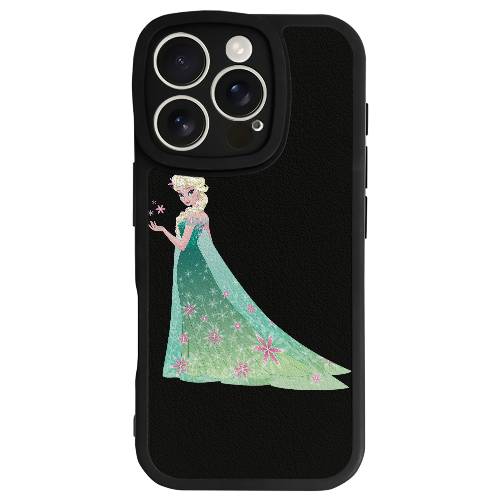 （画像用） アナと雪の女王 アンナ エルサ Frozen Anna Elsa 【iPhone 16シリーズ対応】シリコンスマホケース（レザー調） 材質：シリコン